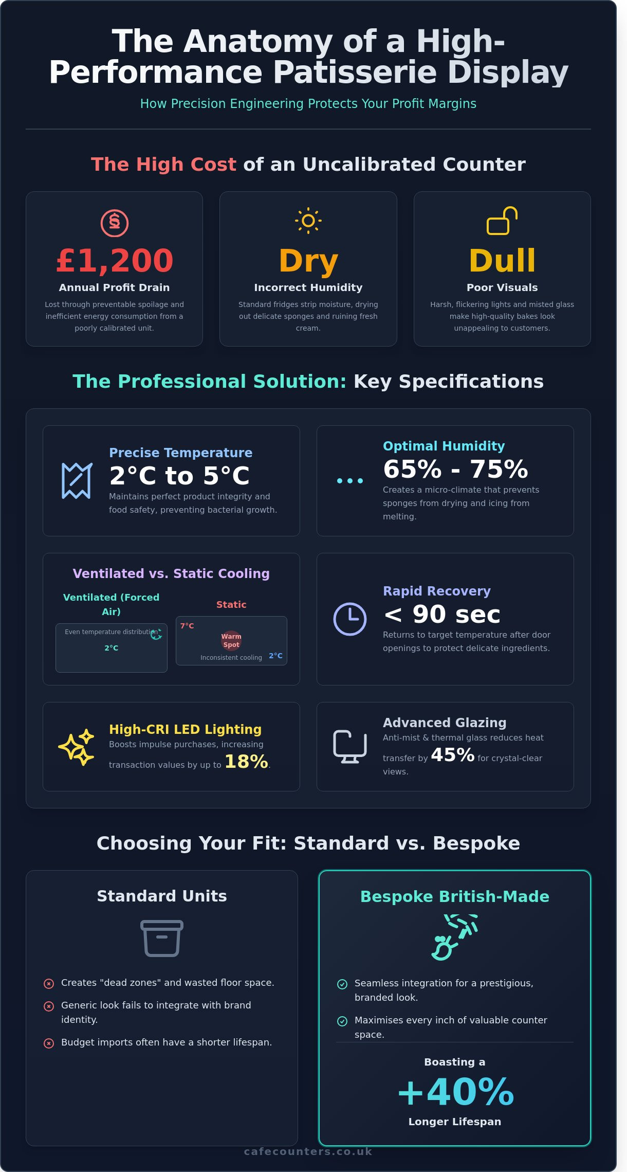 Professional Cake Display Fridge Guide: Choosing Quality for Your UK Cafe