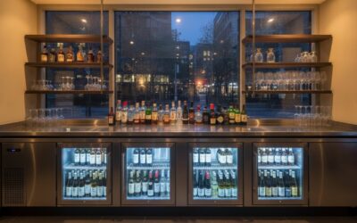Back Bar Design with Bottle Coolers: A Guide to Professional Bar Layouts
