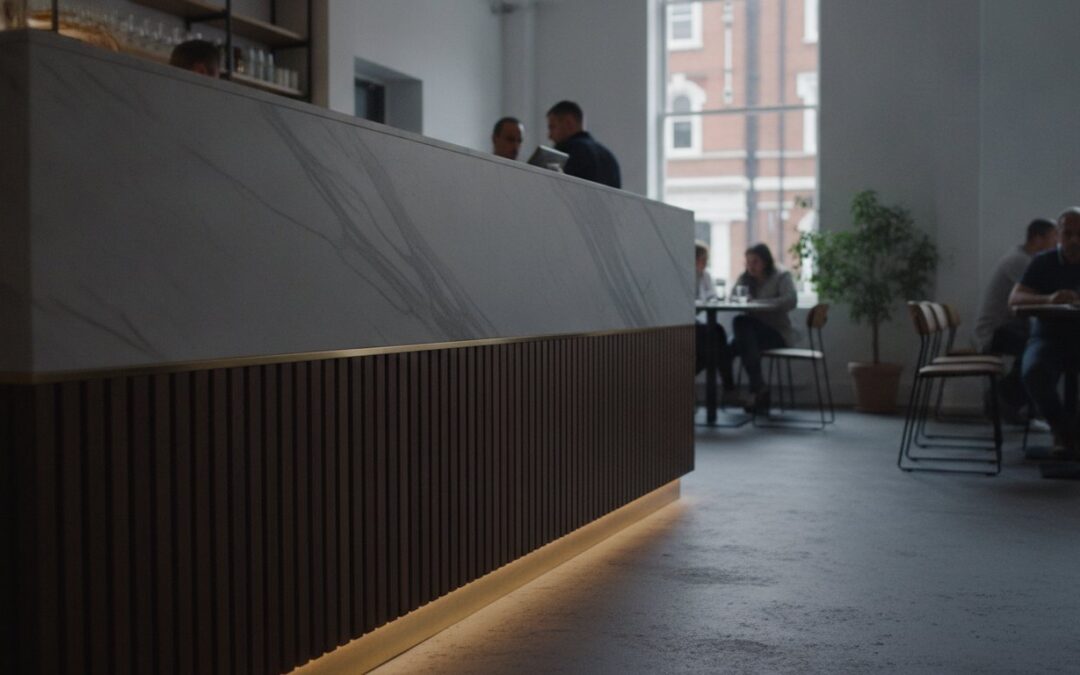 Custom Counter Front Panel Options: A Guide to Commercial Aesthetics and Durability