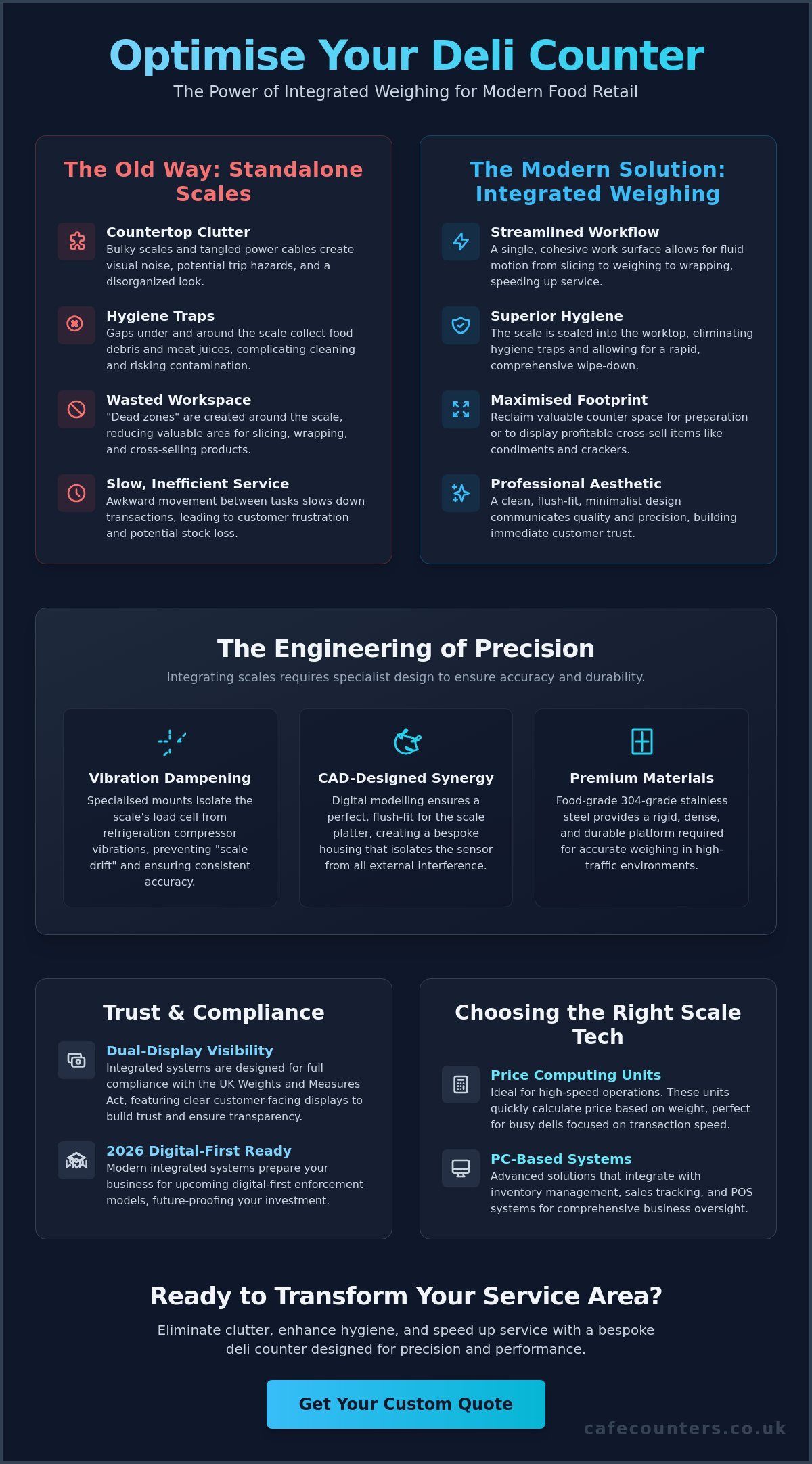 Deli Counter with Integrated Scales: The 2026 Professional Guide