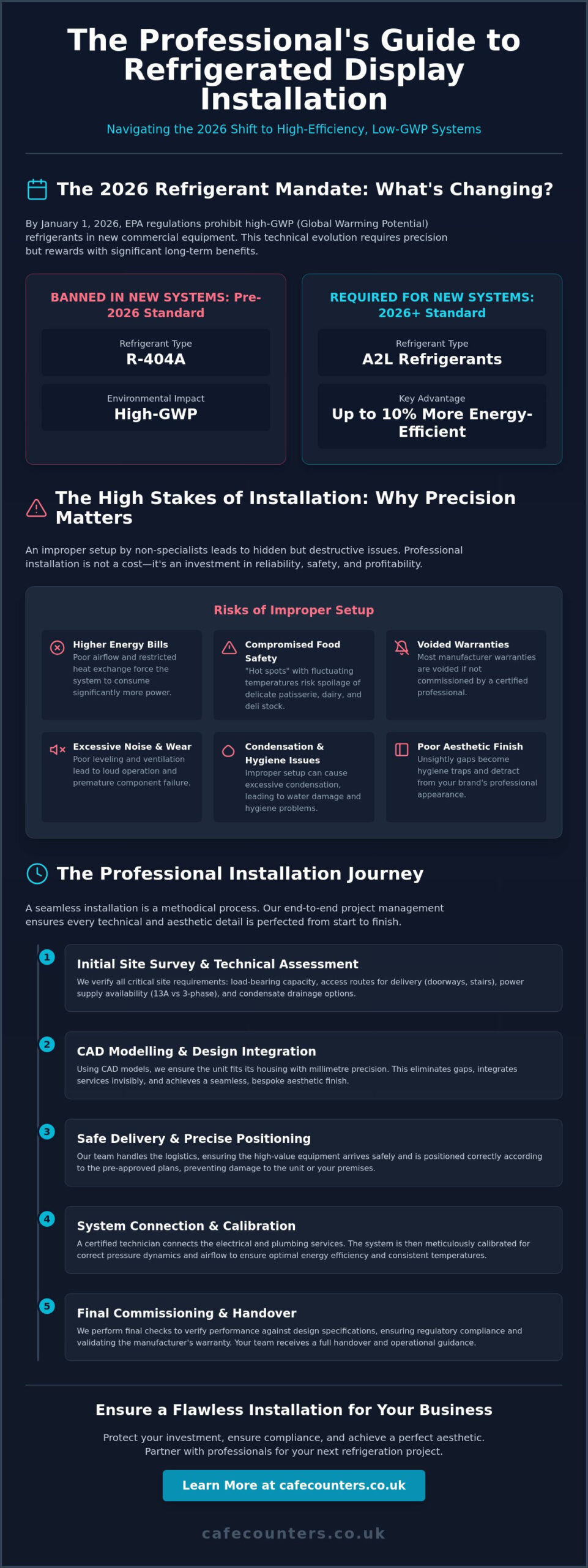 Professional Refrigerated Display Cabinet Installation: The Complete Guide for 2026