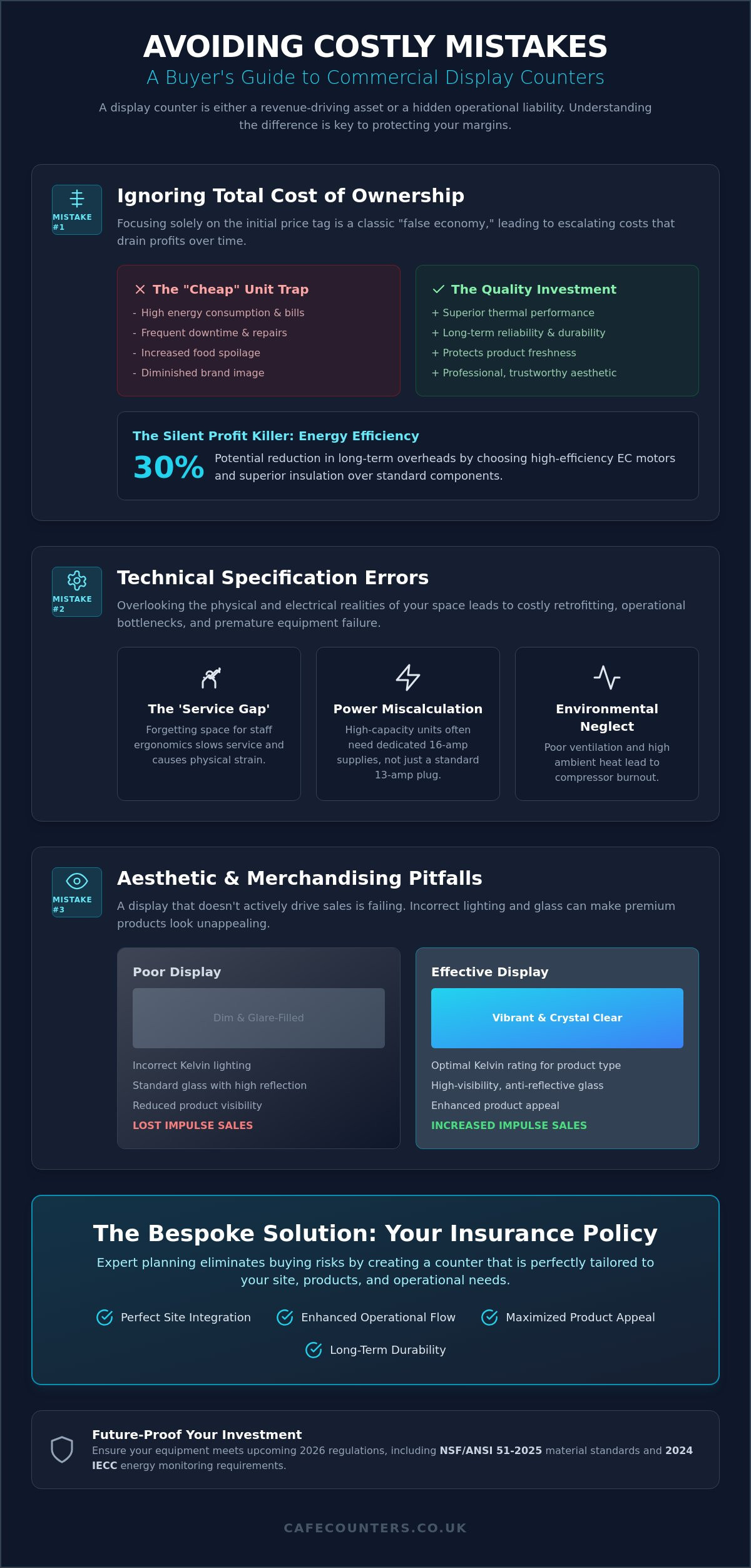 Common Mistakes When Buying Display Counters: The 2026 Professional Procurement Guide