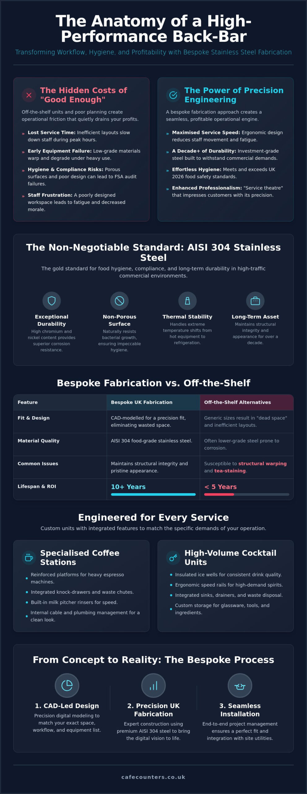 Stainless Steel Back-bar Units: The Professional Guide to Efficiency and Design