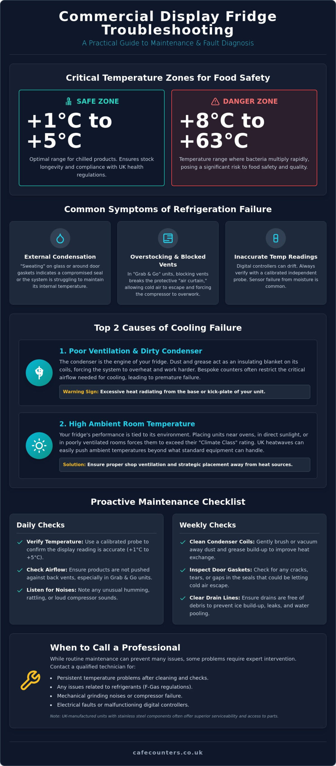 Troubleshooting Commercial Display Fridge Problems: A Professional UK Guide (2026)